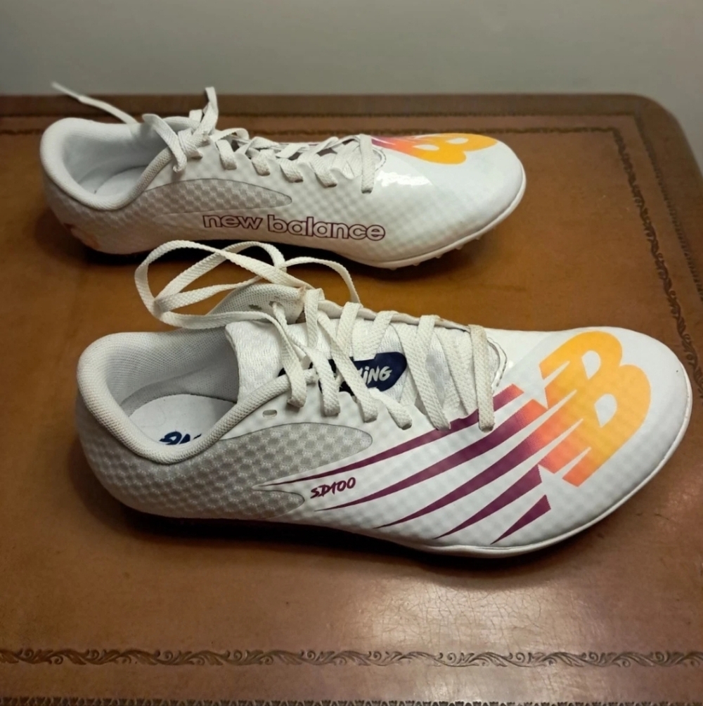 New Balance SD100v4 'White Vibrant Apricot' Size M 6.5 W 8